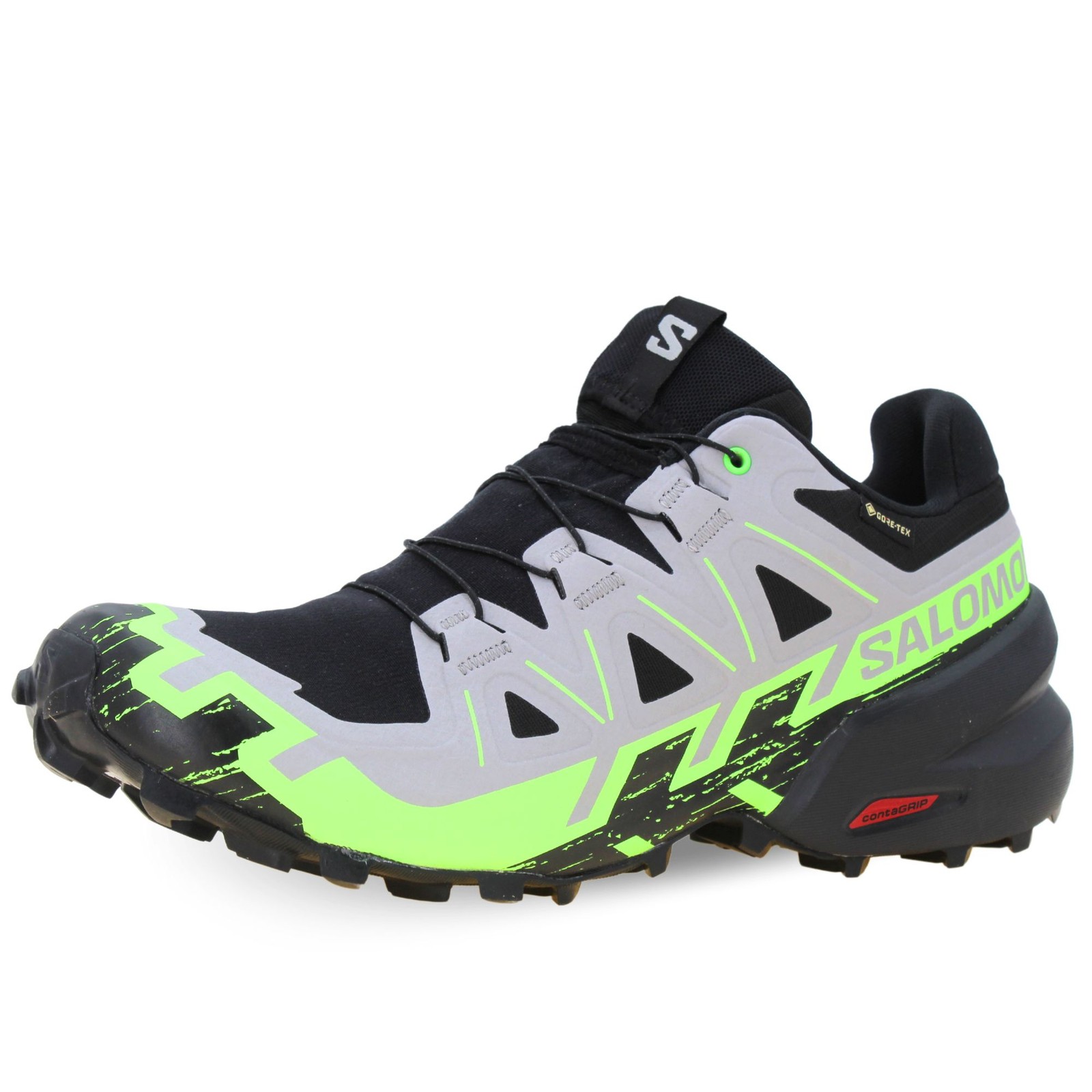 Scarpe Salomon Speedcross 6 Gore-Tex Taglia 45 1/3 Треска 477650 Nero