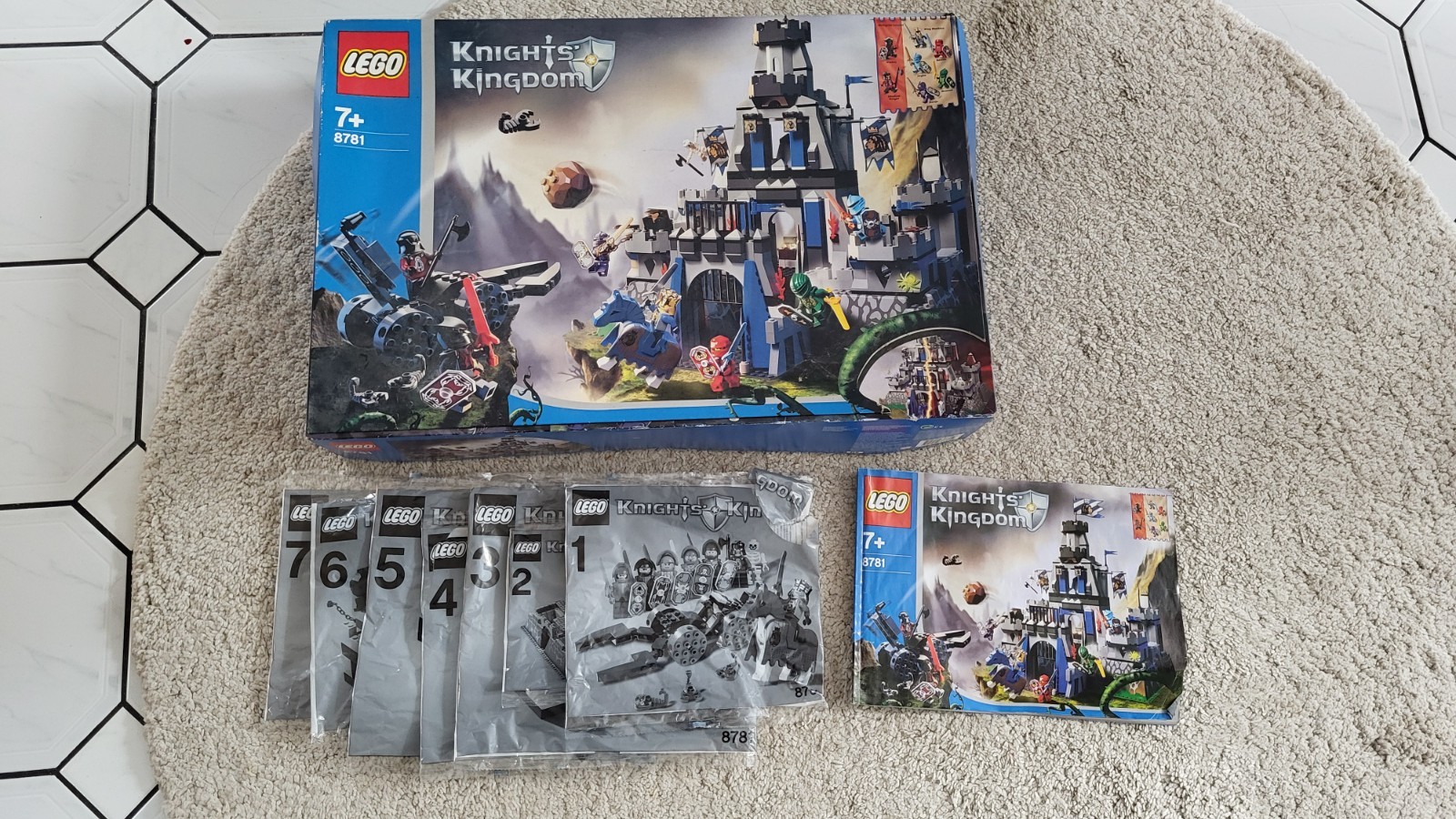 Lego Knights Kingdom 8781 Ritterburg Karton, Castle, Box only