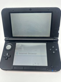 Nintendo 3DS XL Red Console English US Version Tested w/Game + Charger