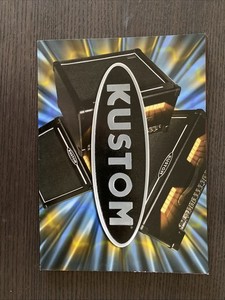 2006 KUSTOM Amplifiers POSTER/ Catalog: AMPS, Combo, HV,100, BASS, Dart, 10, KBA