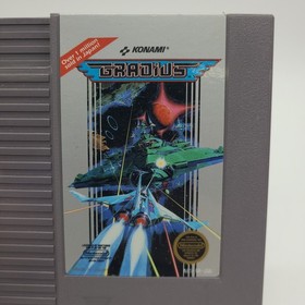 Gradius Nintendo NES 5 Screw Cartridge Only Tested