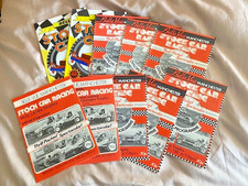 10 no Brisca F1 programmes Belle Vue Stadium 1981/85/80