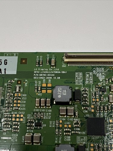Carte T-con LG 47LH3000 47PFL5604H/12 42" LED TV 6870C-0243C 6871L-2003A - Photo 3/8