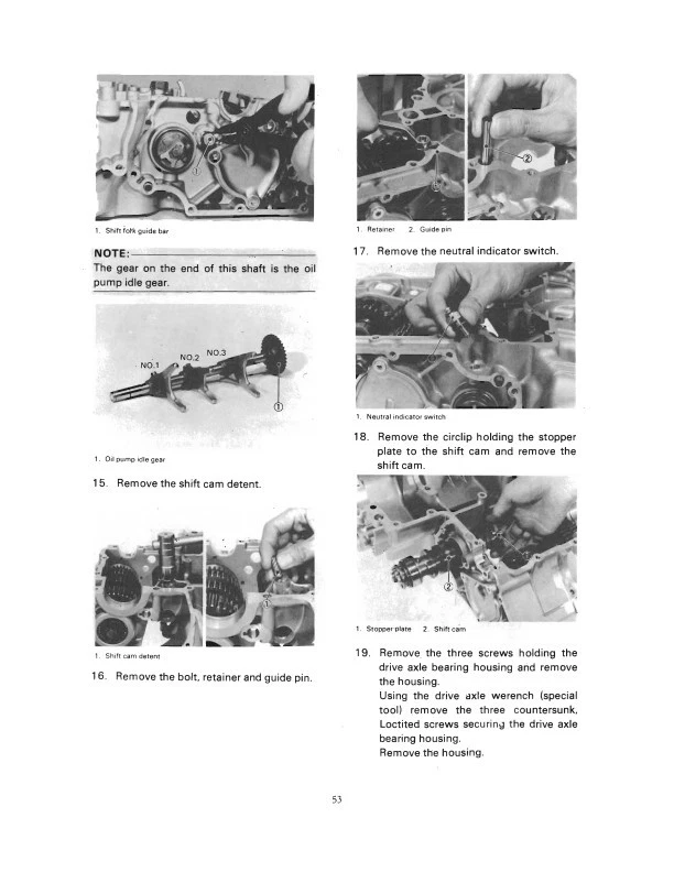 Yamaha XS1100 1978 manual de taller CycleServ XS 1100 libro de servicio de reparación Foto 4 de 4