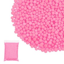 Foam Beads 2-3mm Mini Small Balls Polystyrene Beads Pink