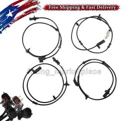 4 ABS Speed Sensor Front Rear Right & Left For 1999-2004 Jeep Grand Cherokee WJ