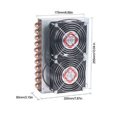 Condenser Aluminum-Cu Fin-Tube Heat Exchanger Air/Water-cooled *ss