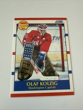 1990-91 Score - Prospect Olaf Kolzig #392 (RC) Capitals Rookie Card. rookie card picture