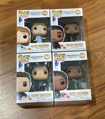 Funko Pop! Netflix Bridgerton Set Simon Kate Anthony & Daphne rare minor wear