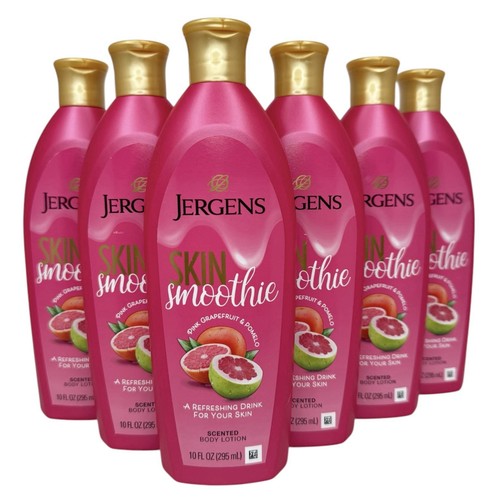 x6 Jergens Skin Smoothie Pink Grapefruit & Pomelo Body Lotion 10 oz Discontinued