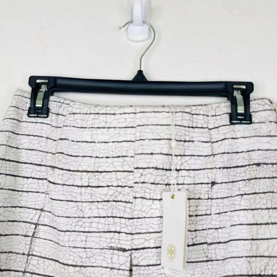 NUEVA Mini Falda Tory Burch Palma Línea A Artística Twee Preppy Oficina Carrera XS Talla 0 Foto 4 de 4