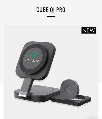 Cube Qi Pro 3-in-1 Cube Magnetic Charging Station Charging+ 40W Charger Apple