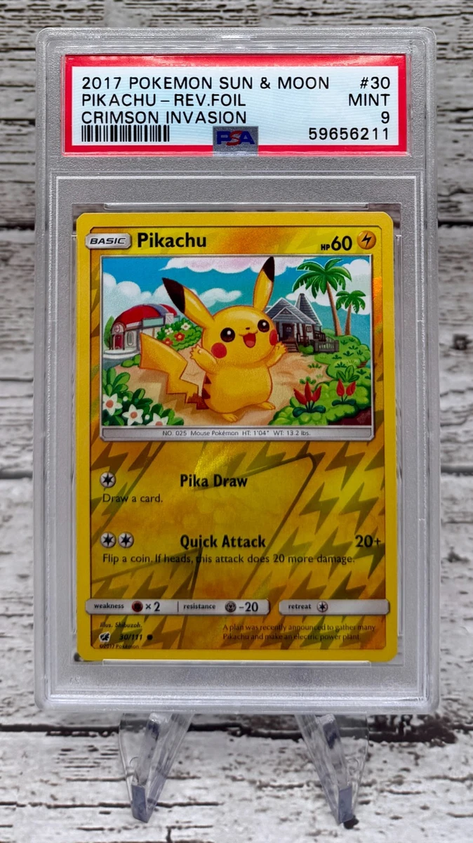 Pikachu Pokémon TCG Professional Sports Authenticator (PSA) Sun