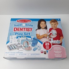 Melissa  Doug Super Smile Dentist Kit Play Set of Teeth and Dental Accessories