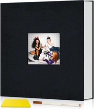 Photo Album Self Adhesive with Picture Display Window,40 Pages DIY Scrapbooking