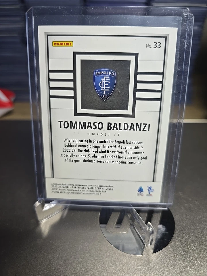 2022 Chronicles Base Serie A Panini Purple Astro Tommaso Baldanzi #33  - Image 2 of 2