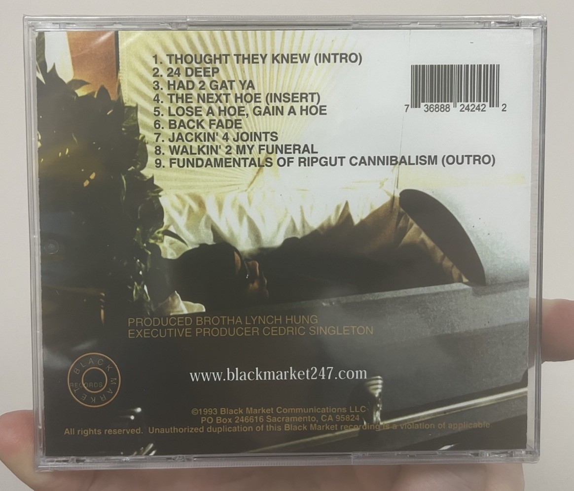24 Deep by Brotha Lynch Hung (CD, Feb-1994, Black Market