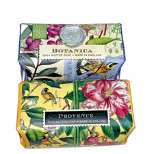 Michel Design Works Provence/Botanica Shea Butter Soap Bars 9 Oz Each Lot Of 2