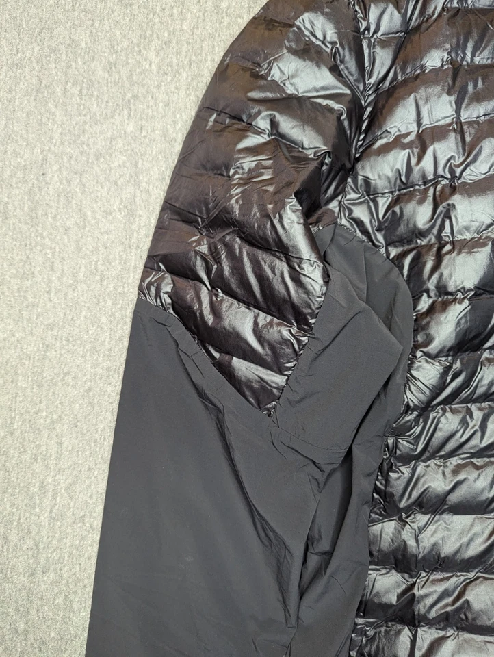 Chaqueta acolchada Beyond Clothing Dasche L3 grande larga negra Primaloft empaquetable nueva con etiquetas Foto 3 de 4