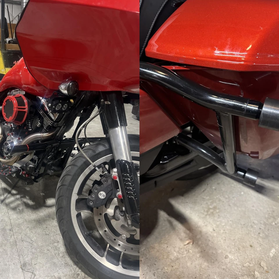 后前撞杆平杆适用于 Harley Street Glide Road Glide 2014 - 2025 — 第 4/4 张图片