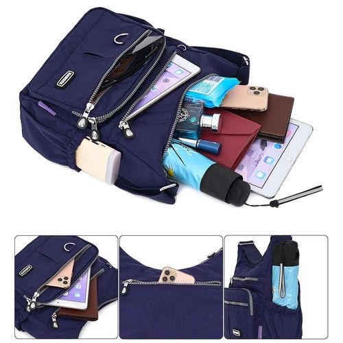 Waterproof Messenger Cross Body Ladies Handbag Bag Shoulder Bag Women Purse New - Picture 5 of 45