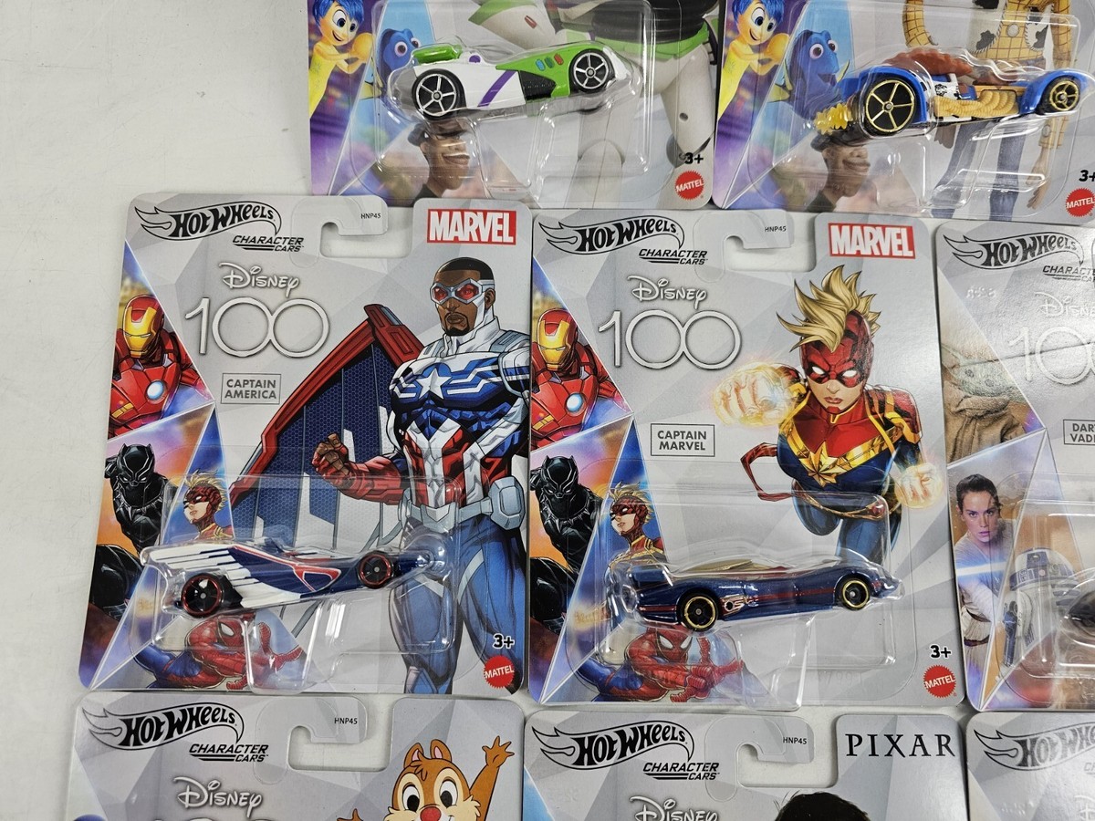 The Hot Wheels Disney 100th 2023 Mix 1 Case (956D) includes