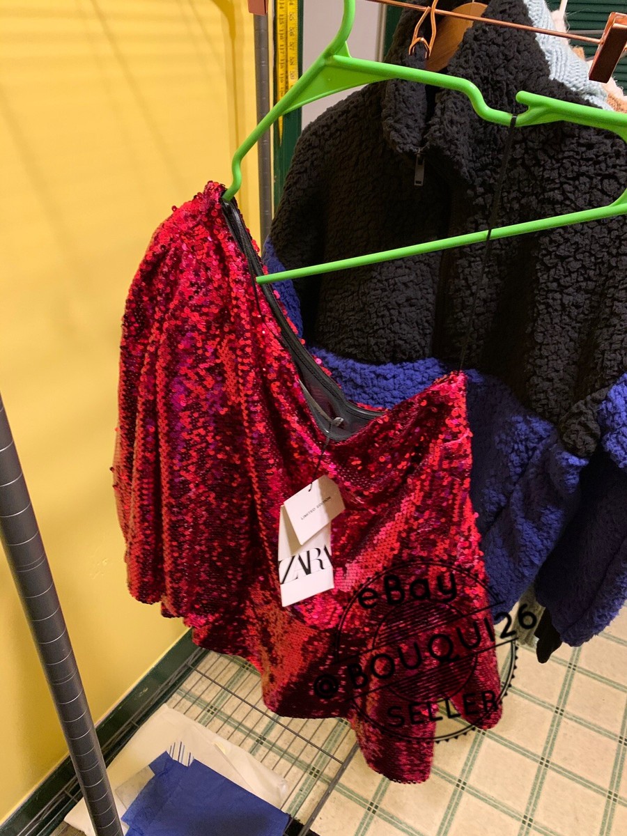 さらさ ZARA WOMAN NEW AW19 LIMITED EDITION ASYMMETRIC FUCHSIA