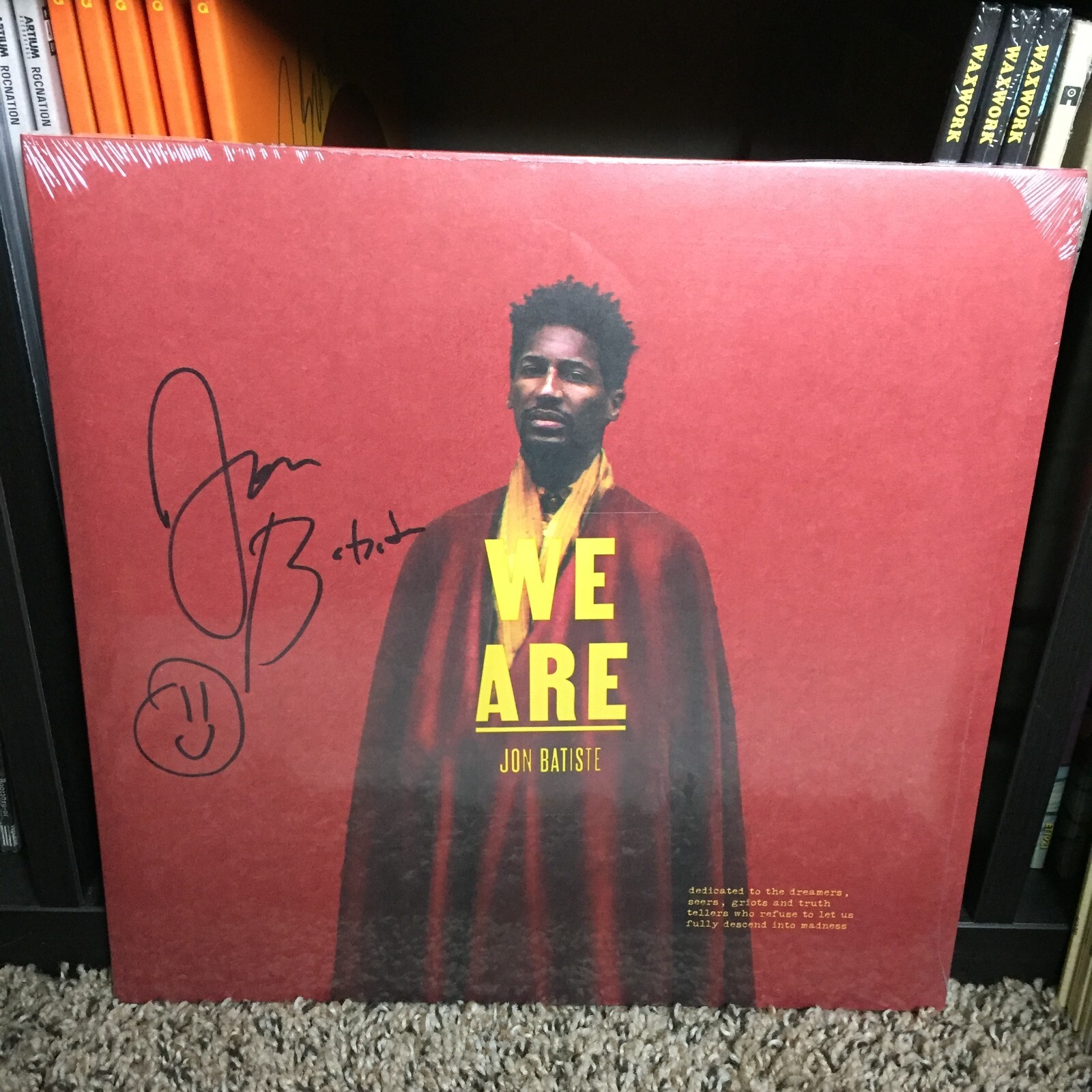 We Are - Jon Batiste *Signed* LP (Vinyl) *Grammy Award Winner* Sealed