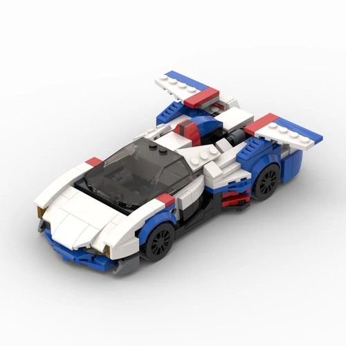 MOC Speed City Car Champion Racer Classic Supercar Bausteine Brick Racing - Bild 570 von 652