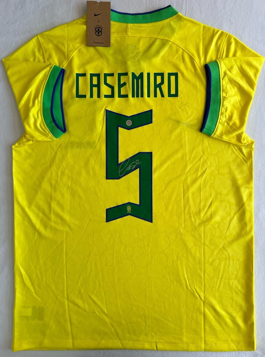 Carlos Henrique Casimiro Brazil Signed Autographed Nike Jersey PCA