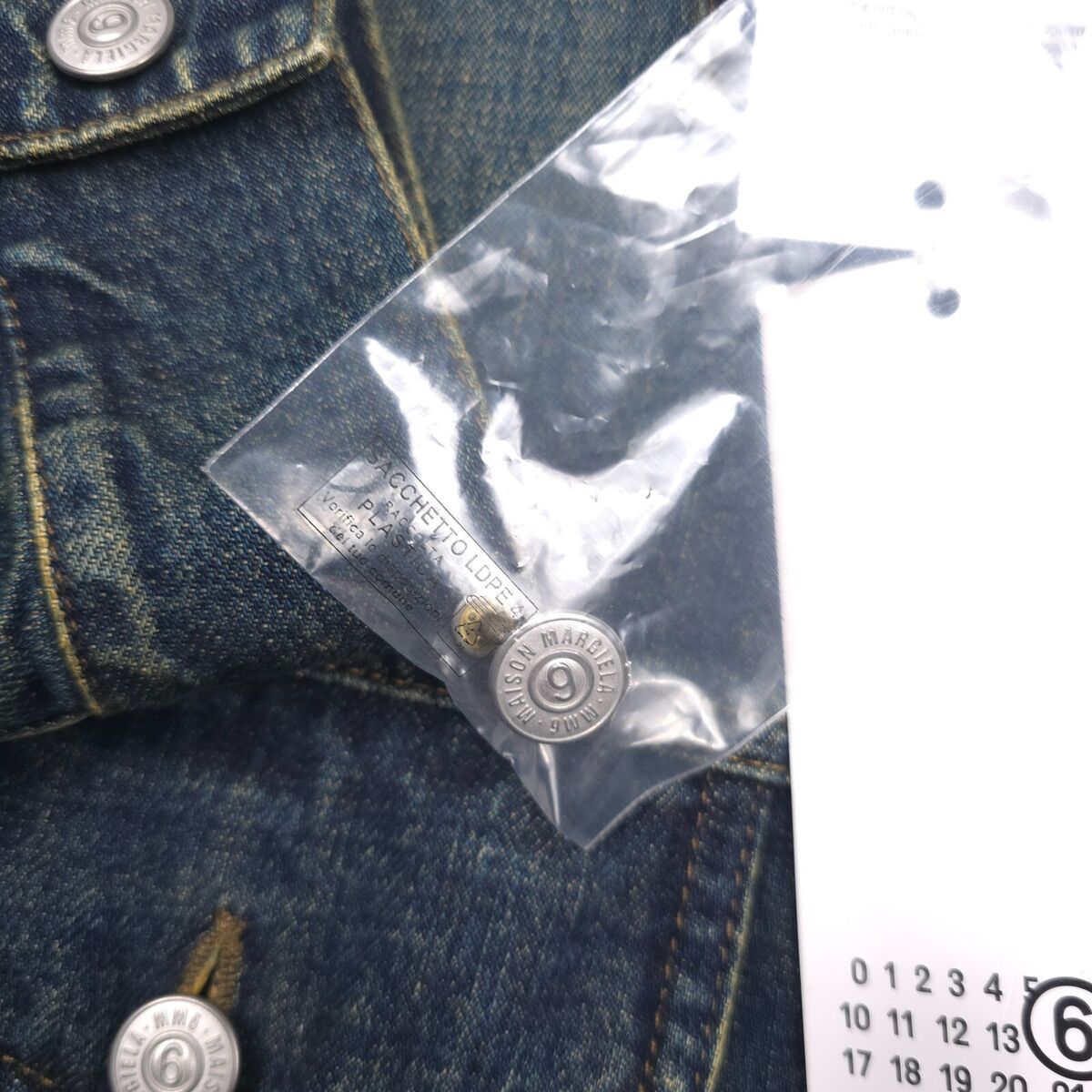 $695 MM6 Maison Margiela Raw Edge Denim Jean Jacket Mens $695 MM6 Maison Margiela Raw Edge Denim Jean Jacket Mens