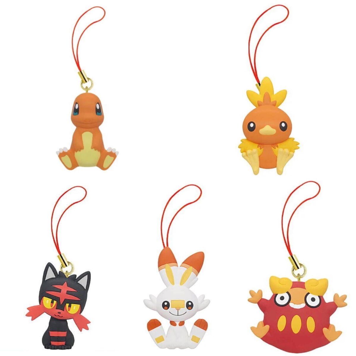 Pokemon Petanko Mascot Type Fire: 1Box (10pcs) (Reissue)