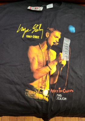 Tee Shirt Layne Staley Alice In Chains - Citation Grunge - Taille S à XXL