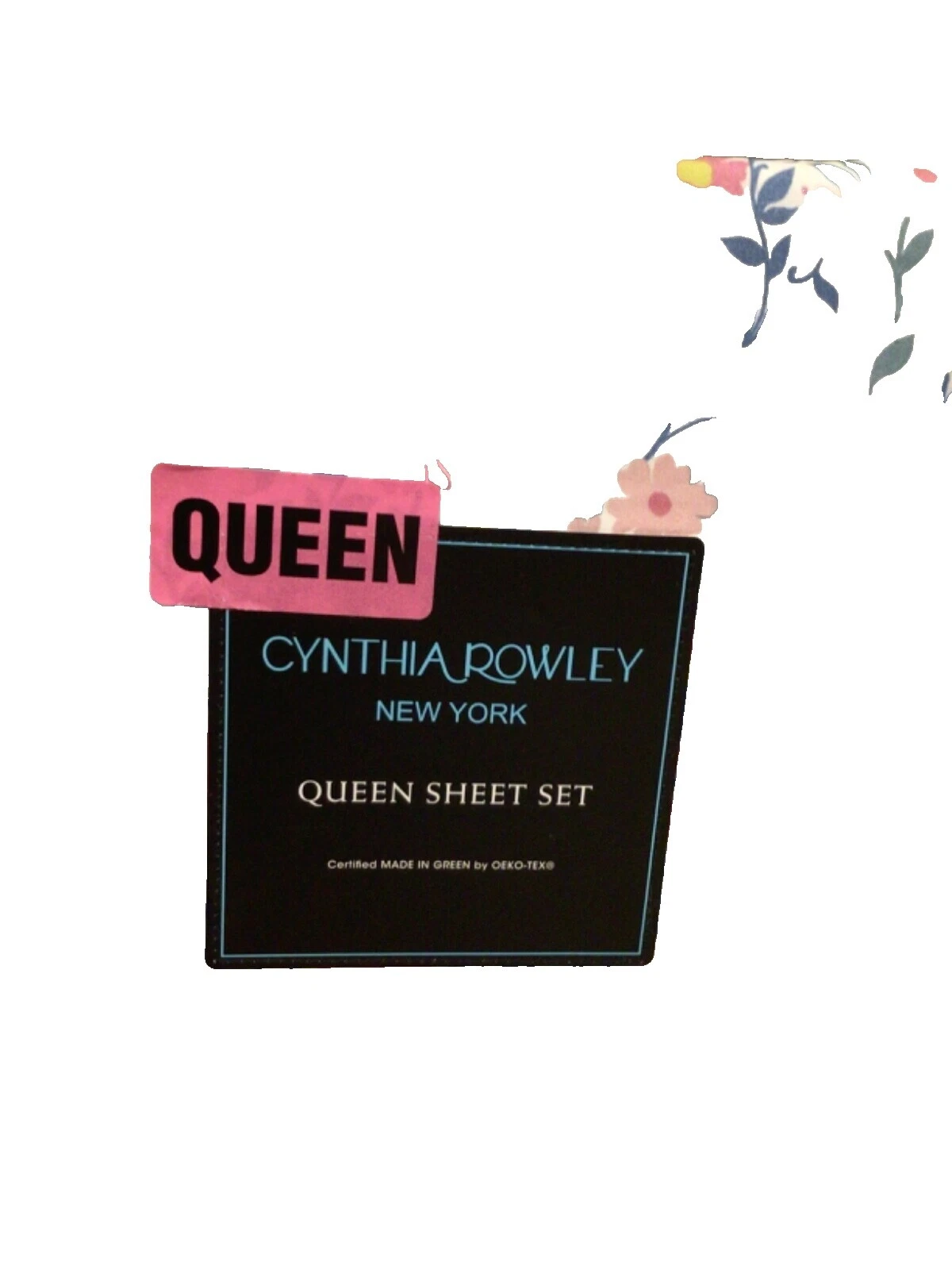 Hojas de cama floral Cynthia Rowley