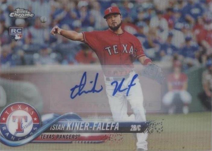 2018 Topps Chrome Update - Refractor Autographs #HMT12 Isiah Kiner-Falefa...