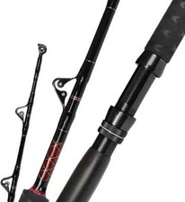 Saltwater Trolling Rod Offshore Big Game Boat Fishing Pole w Roller Guides Heavy