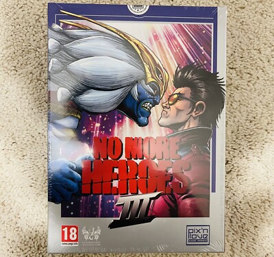 IN HAND No More Heroes 3 Limited Collector's Edition Pix'n Love Nintendo Switch