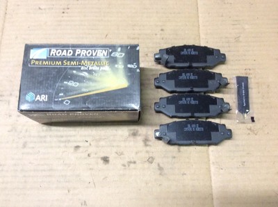 New ARI Roadproven 62-D572 Premium Semi-Metallic Disc Brake Pad Pads