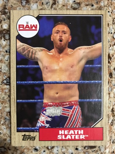 2017 Topps Heritage WWE Base Cards Pick from List Complete Set Buy 2 Get 3 Free - Picture 46 of 95