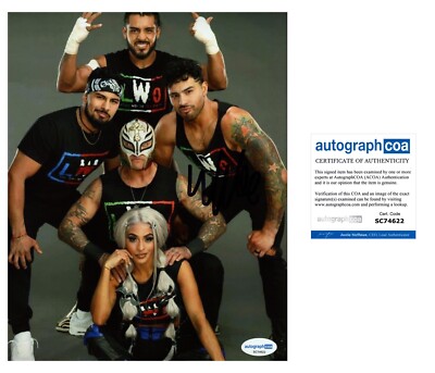 JOAQUIN WILDE SIGNED WWE WRESTLER 8x10 PHOTO - ACOA COA