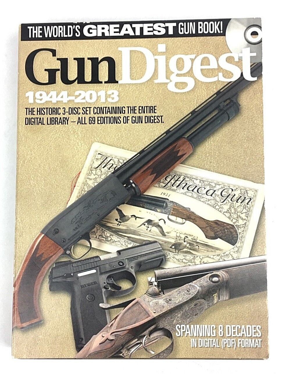 Gun Digest Digital Library 1944-2013 3-Disc Set Firearms, Pistol