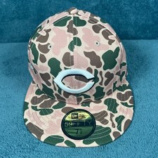 New Era 59Fifty Cincinnati Reds Beige Camo World Series 1990 Hat Size 7 1/8