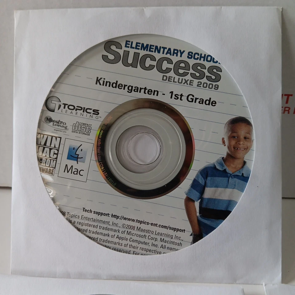 TOPICS LEARNING ELEMENTARY SCHOOL SUCCESS DELUXE 2009 - Image 2 of 4