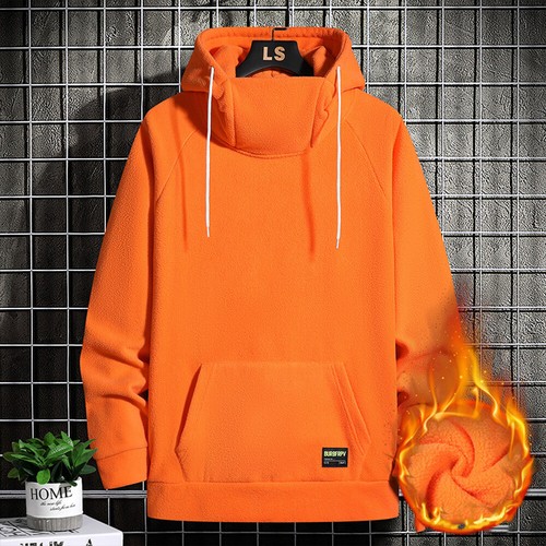 Hombres Sudaderas con Capucha Sudadera Pullover Deportes Polar Top Grueso Ropa de Calle Nuevo - Imagen 18 de 23