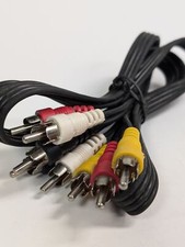 6 FOOT SHIELDED AUDIO CABLE 4 RCA PLUGS TO 4 ...