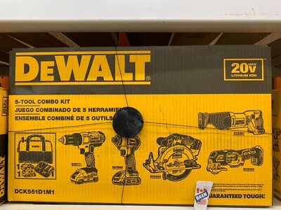DEWALT CANADA 20V Cordless Drill Combo Kit 5-Tool