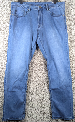 Buffalo David Bitton Axel Slim Stretch Jeans Mens 36x29 (Tag 36x30) Blue Denim - 第 1/10 張圖片