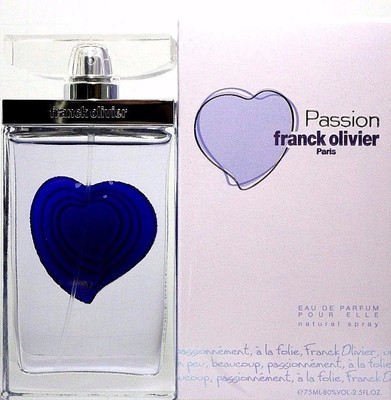 FRANCK OLIVIER PASSION Eau De Parfum Spray FOR WOMEN 2.5 Oz / 75 ml DISCONTINUED