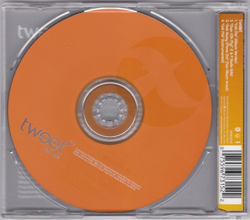 Tweet - Call Me - CD (4 x Track 7559673152 Warner Australia) - Picture 2 of 2
