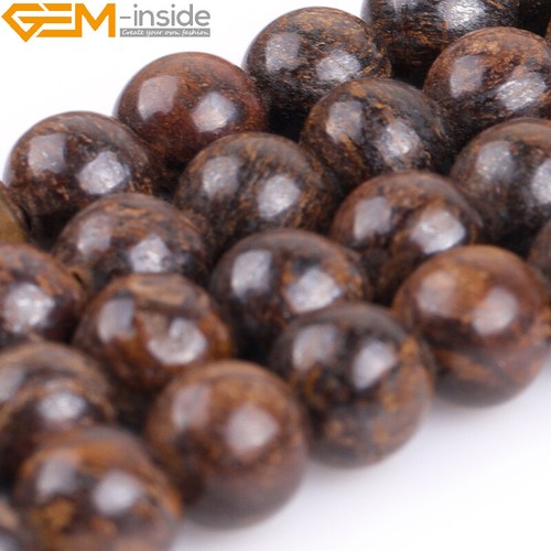 15" Natural Round Gemstone Beads Wholesale 6mm 8mm 10mm Spacer Lot Jewellery - Picture 108 of 385